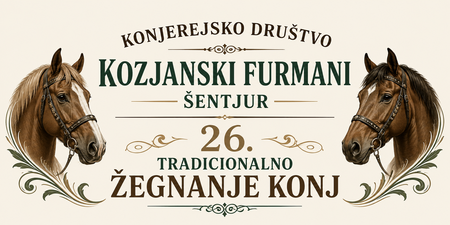 Konjerejsko društvo - žegnanje konj